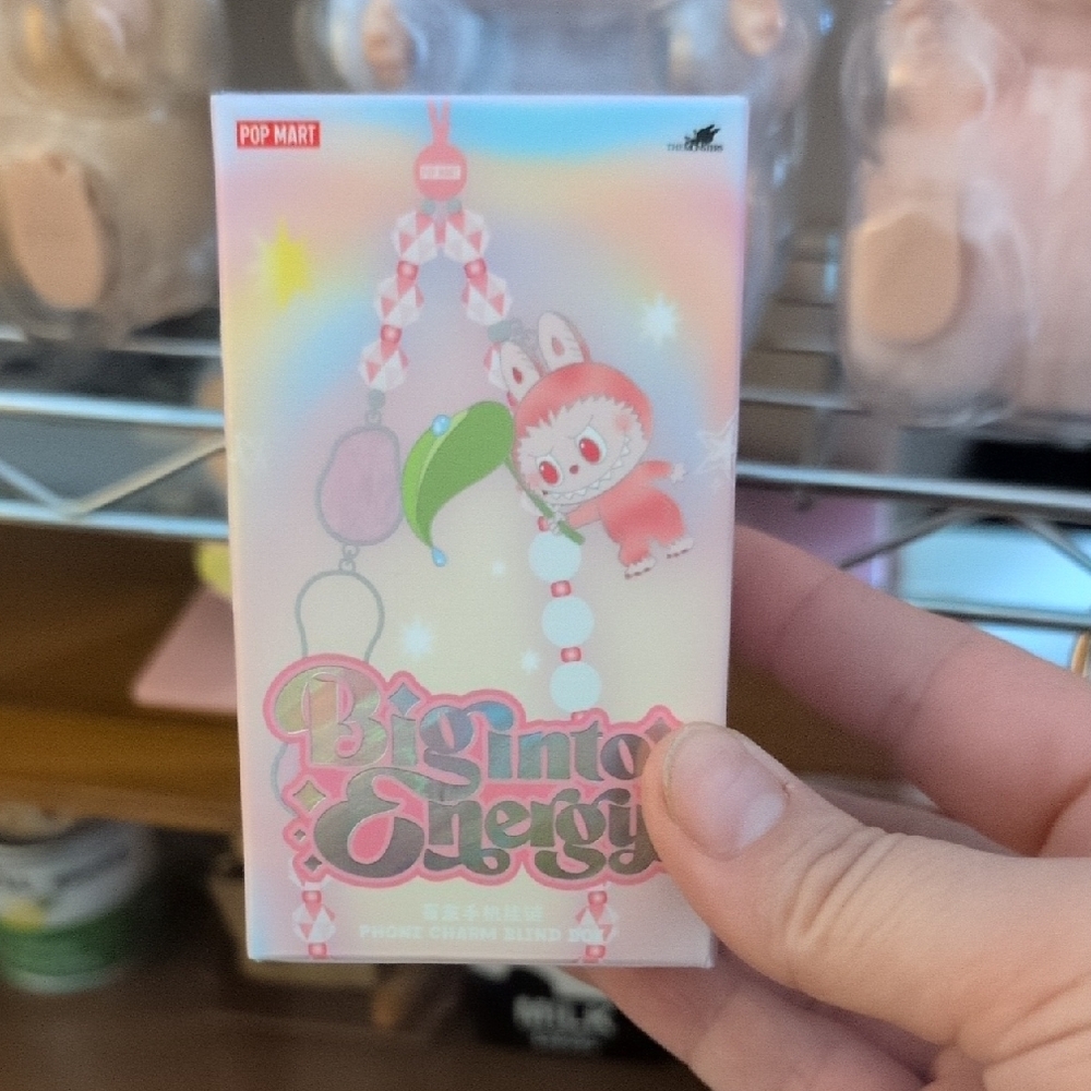 Pop Mart Big Into Energy Phone Charm HAPPINESS